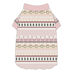 Stitched In Snow - Blush Noel - Flutter Waist Tee