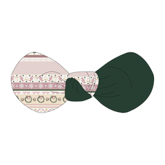 Stitched In Snow - Blush Noel - The Knot Bow