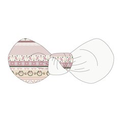 Stitched In Snow - Blush Noel - The Knot Bow