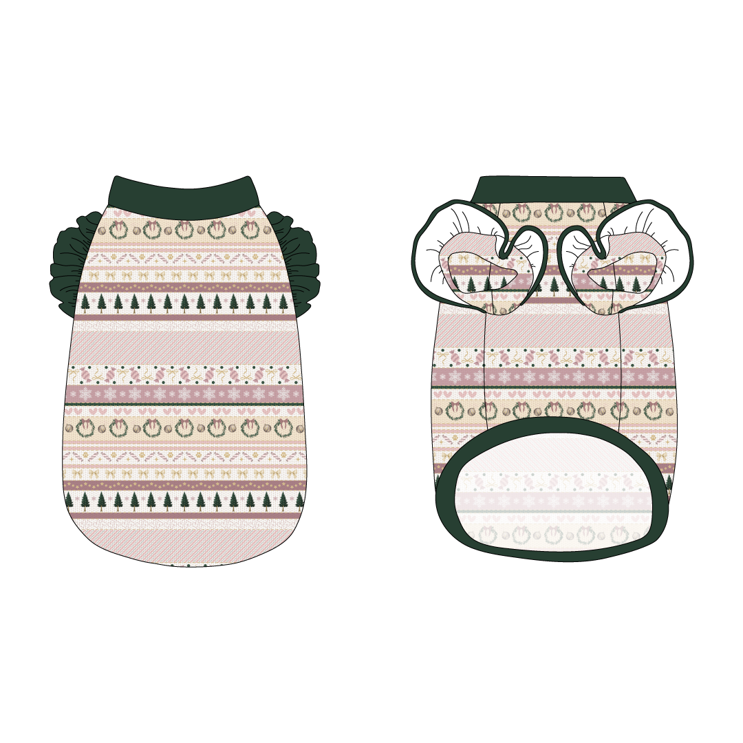 Stitched In Snow - Blush Noel - La Petite Shimmy Tank