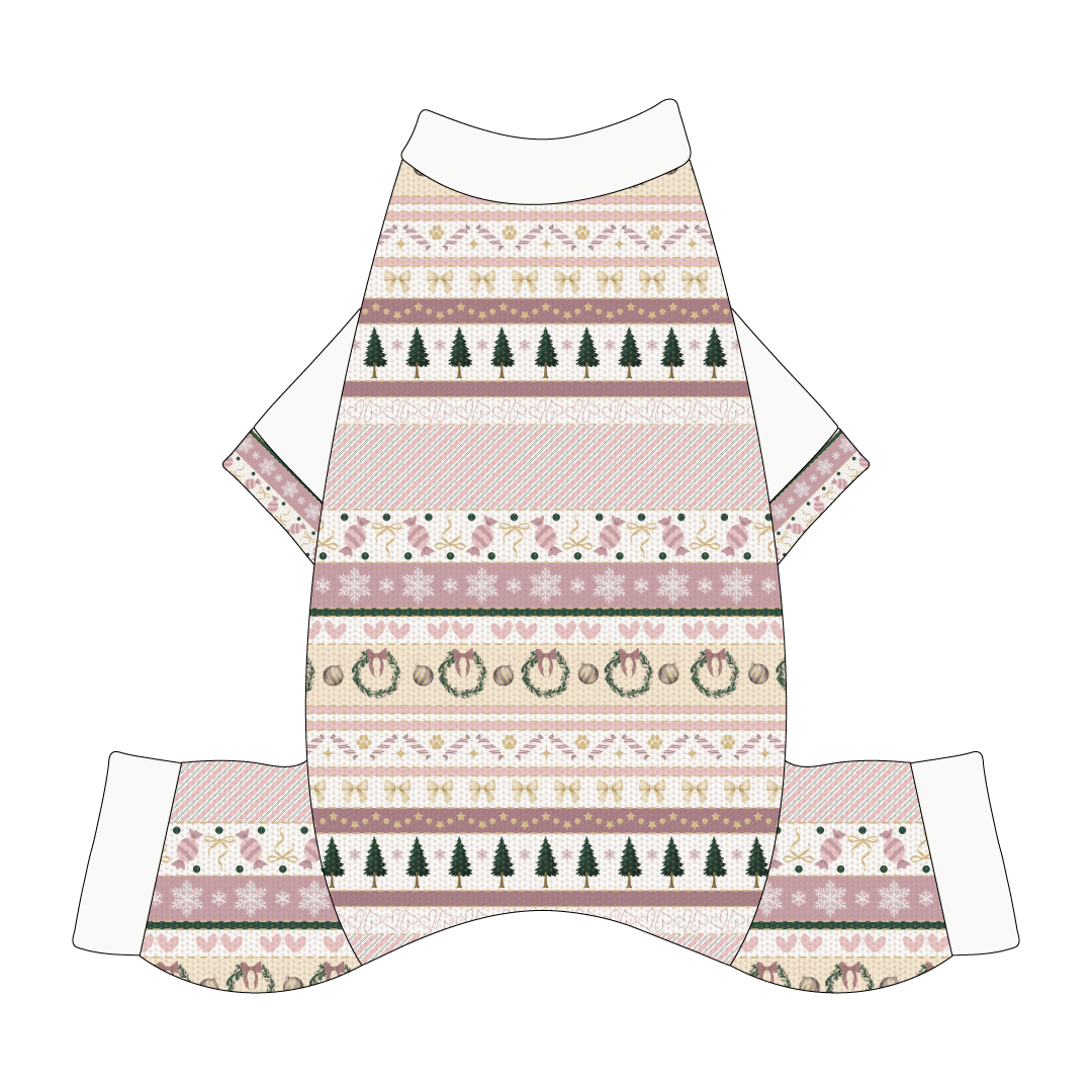 Stitched In Snow - Blush Noel - Mon Ami Jammies