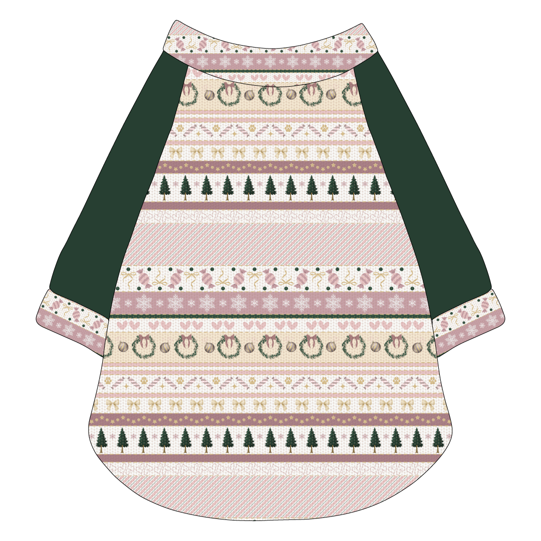 Stitched In Snow - Blush Noel - The Raglan Jersey