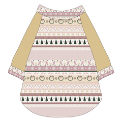 Stitched In Snow - Blush Noel - The Raglan Jersey