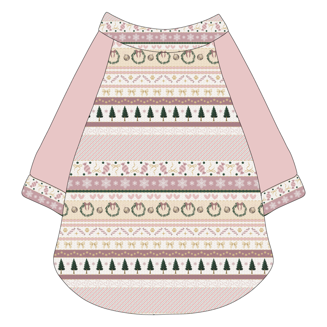 Stitched In Snow - Blush Noel - The Raglan Jersey