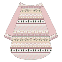 Stitched In Snow - Blush Noel - The Raglan Jersey