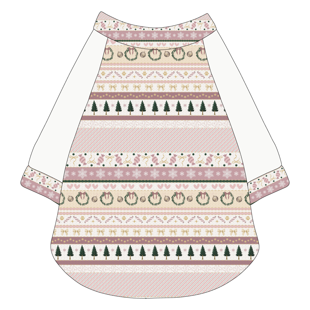 Stitched In Snow - Blush Noel - The Raglan Jersey