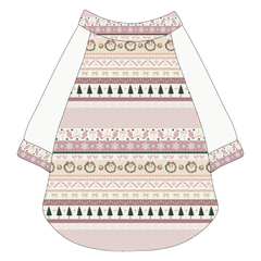 Stitched In Snow - Blush Noel - The Raglan Jersey