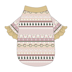 Stitched In Snow - Blush Noel - The Shimmy Edge Tee