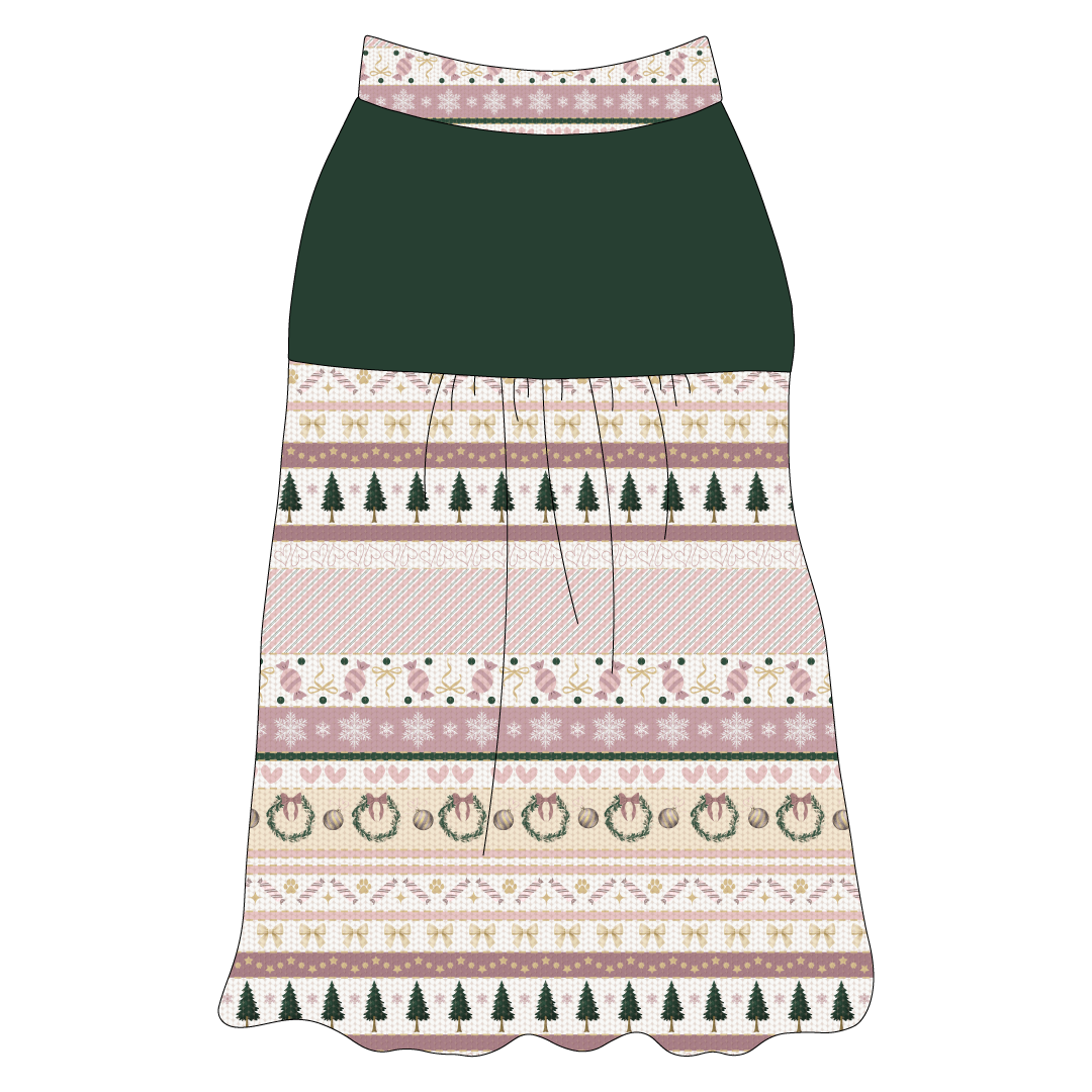 Stitched In Snow - Blush Noel - The Sophia Tank