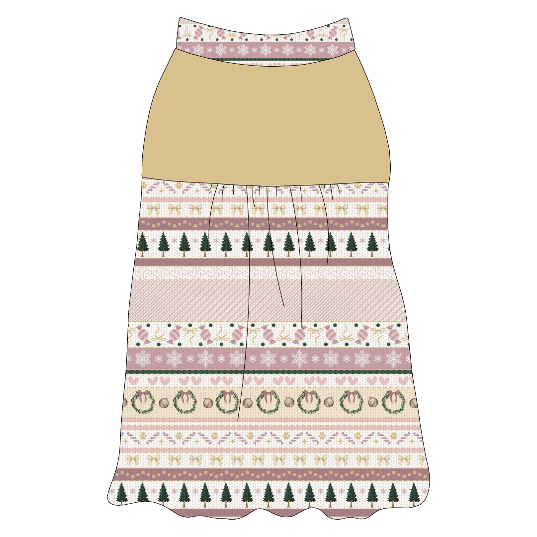 Stitched In Snow - Blush Noel - The Sophia Tank