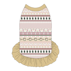 Stitched In Snow - Blush Noel - The Tank With Skirt