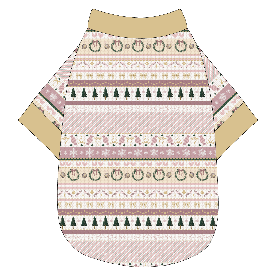 Stitched In Snow - Blush Noel - The Basic Tee