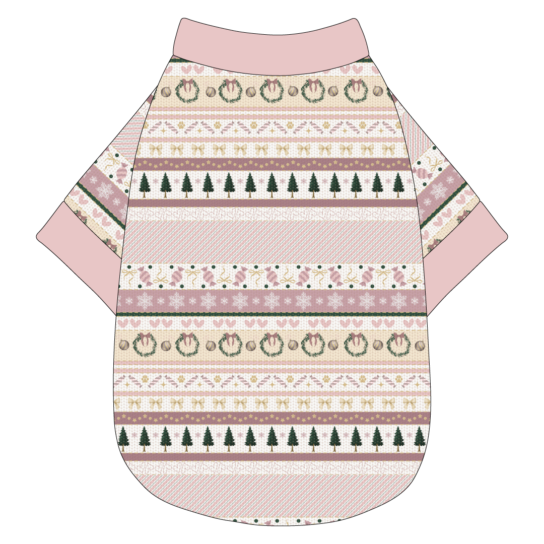 Stitched In Snow - Blush Noel - The Basic Tee