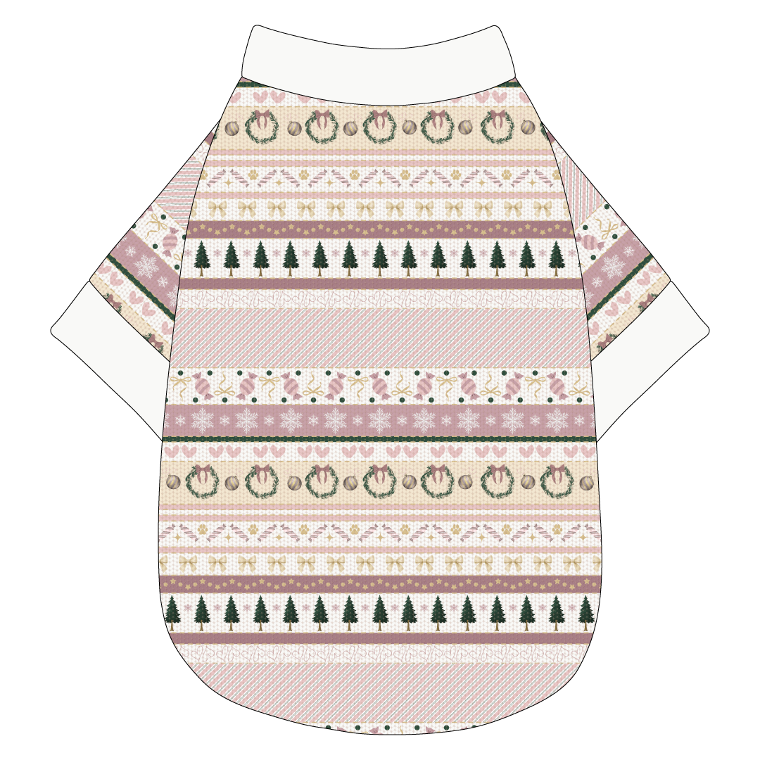 Stitched In Snow - Blush Noel - The Basic Tee