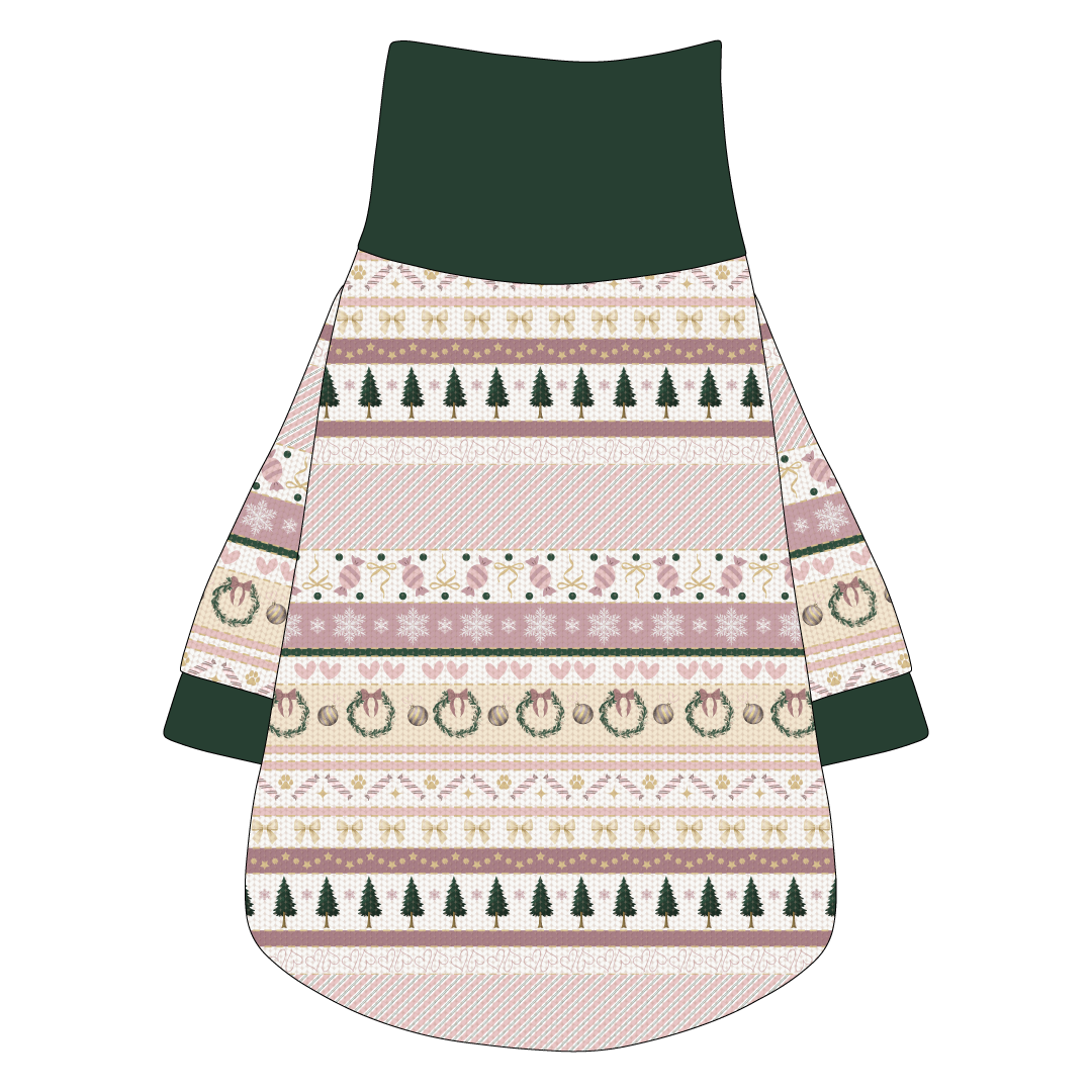 Stitched In Snow - Blush Noel - The Turtleneck Tee