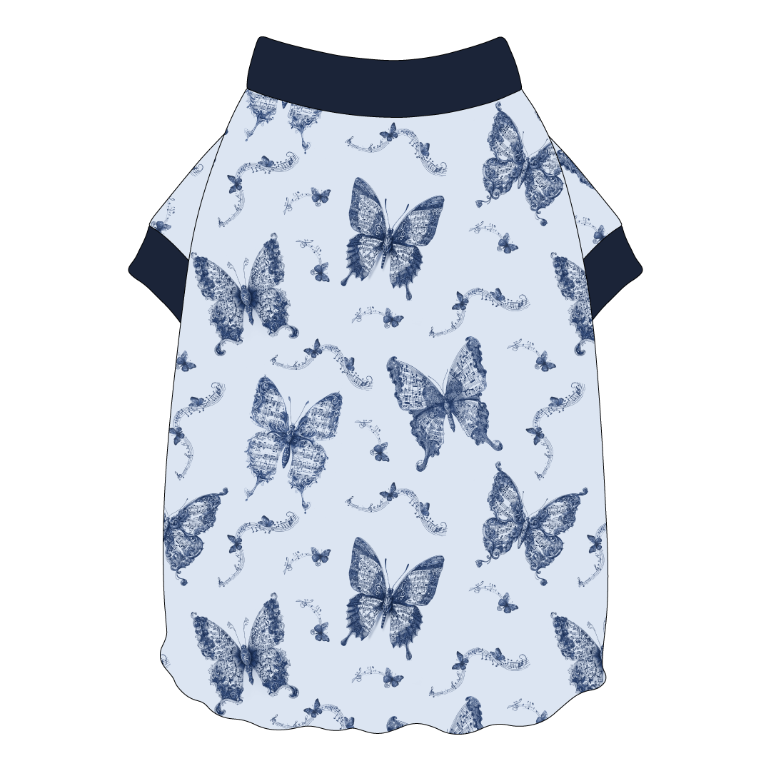 Butterfly Sonata - Flutter Waist Tee