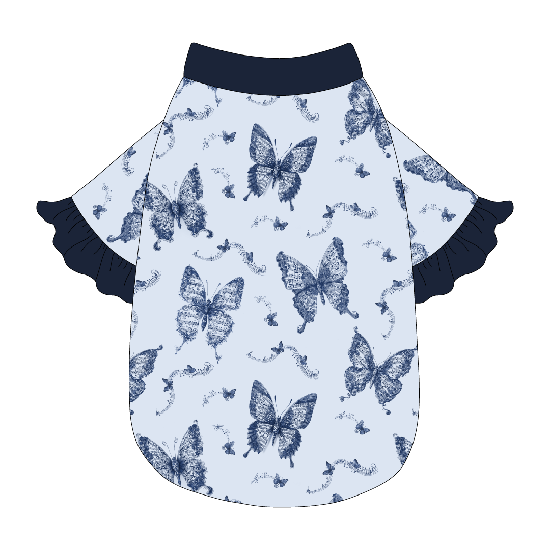 Butterfly Sonata - The Shimmy Edge Tee