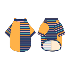 Scoops Of Sunshine - Cabana Stripe - The 2N1 Tee