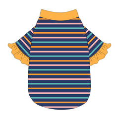 Scoops Of Sunshine - Cabana Stripe - The Shimmy Edge Tee