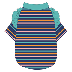 Scoops Of Sunshine - Cabana Stripe - The Sylvie Tee