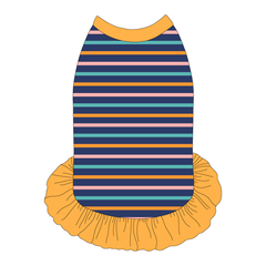 Scoops Of Sunshine - Cabana Stripe - The Tank With Skirt