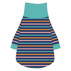 Scoops Of Sunshine - Cabana Stripe - The Turtleneck Tee