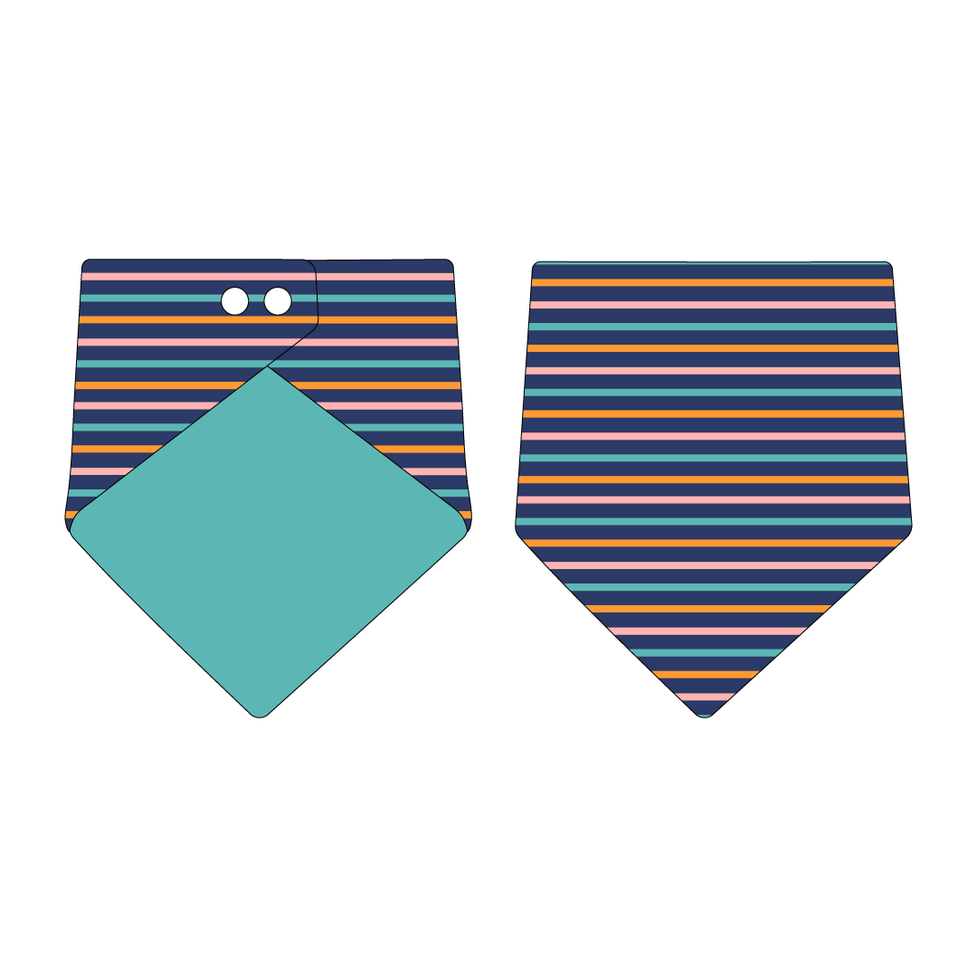 Scoops Of Sunshine - Cabana Stripe - The Bandana
