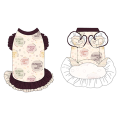 Celebrate Your Circle - La Petite Shimmy Dress With Double Skirt