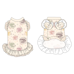 Celebrate Your Circle - La Petite Shimmy Dress With Double Skirt