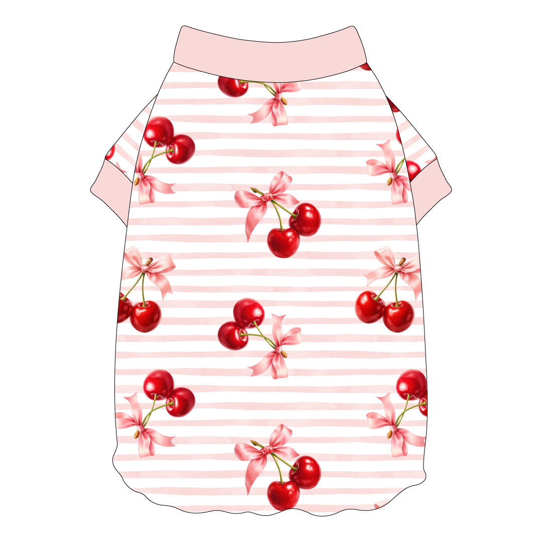 Cherry On Top - Flutter Waist Tee