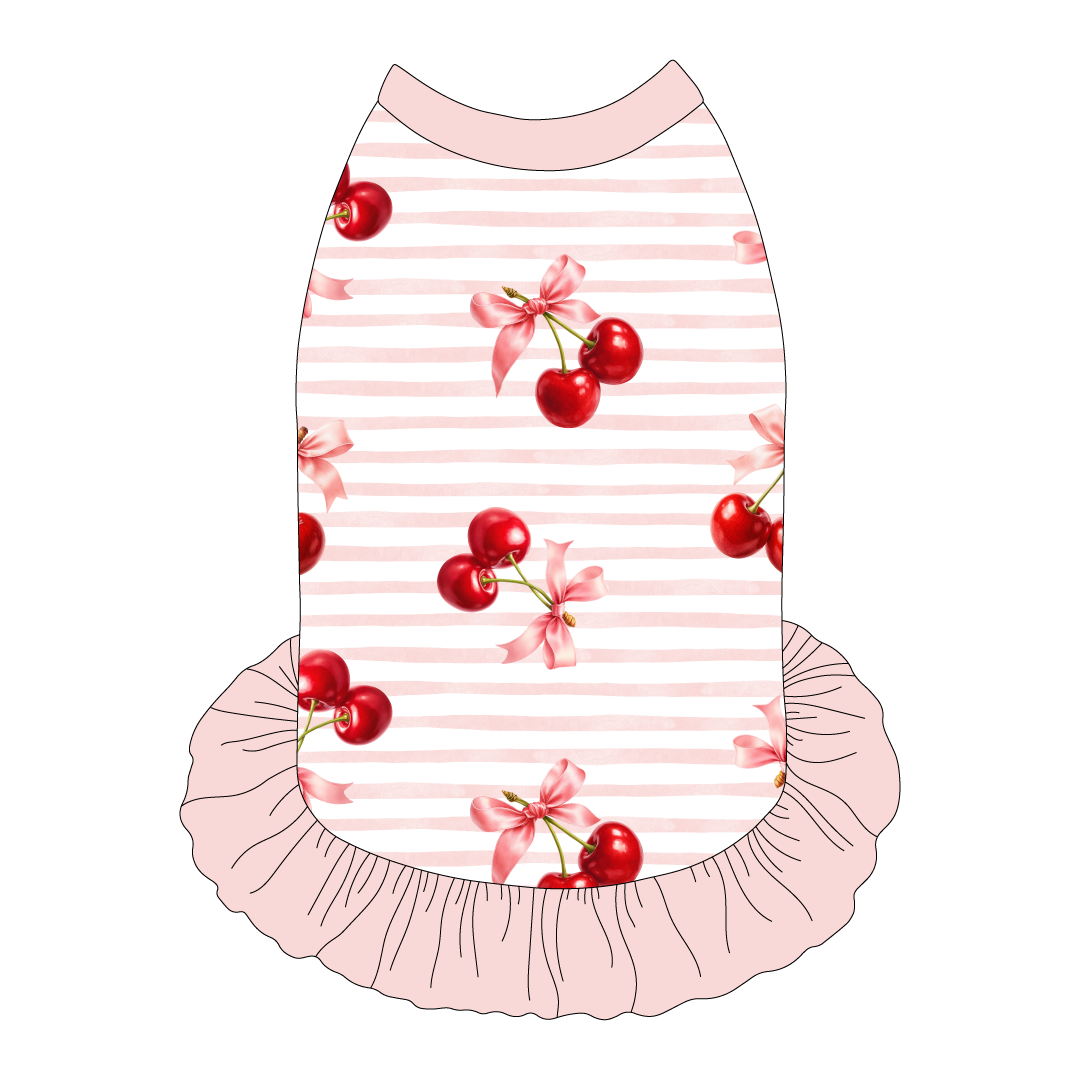 Cherry On Top - The Tank With Skirt