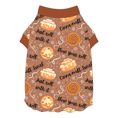 Cinna-Mutt Swirl - Flutter Waist Tee
