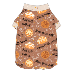 Cinna-Mutt Swirl - Flutter Waist Tee