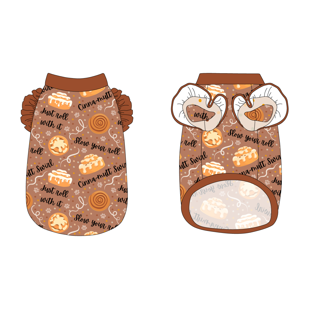 Cinna-Mutt Swirl - La Petite Shimmy Tank