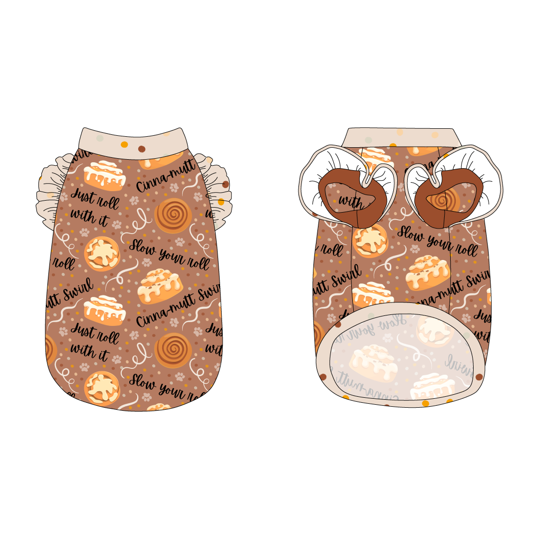 Cinna-Mutt Swirl - La Petite Shimmy Tank