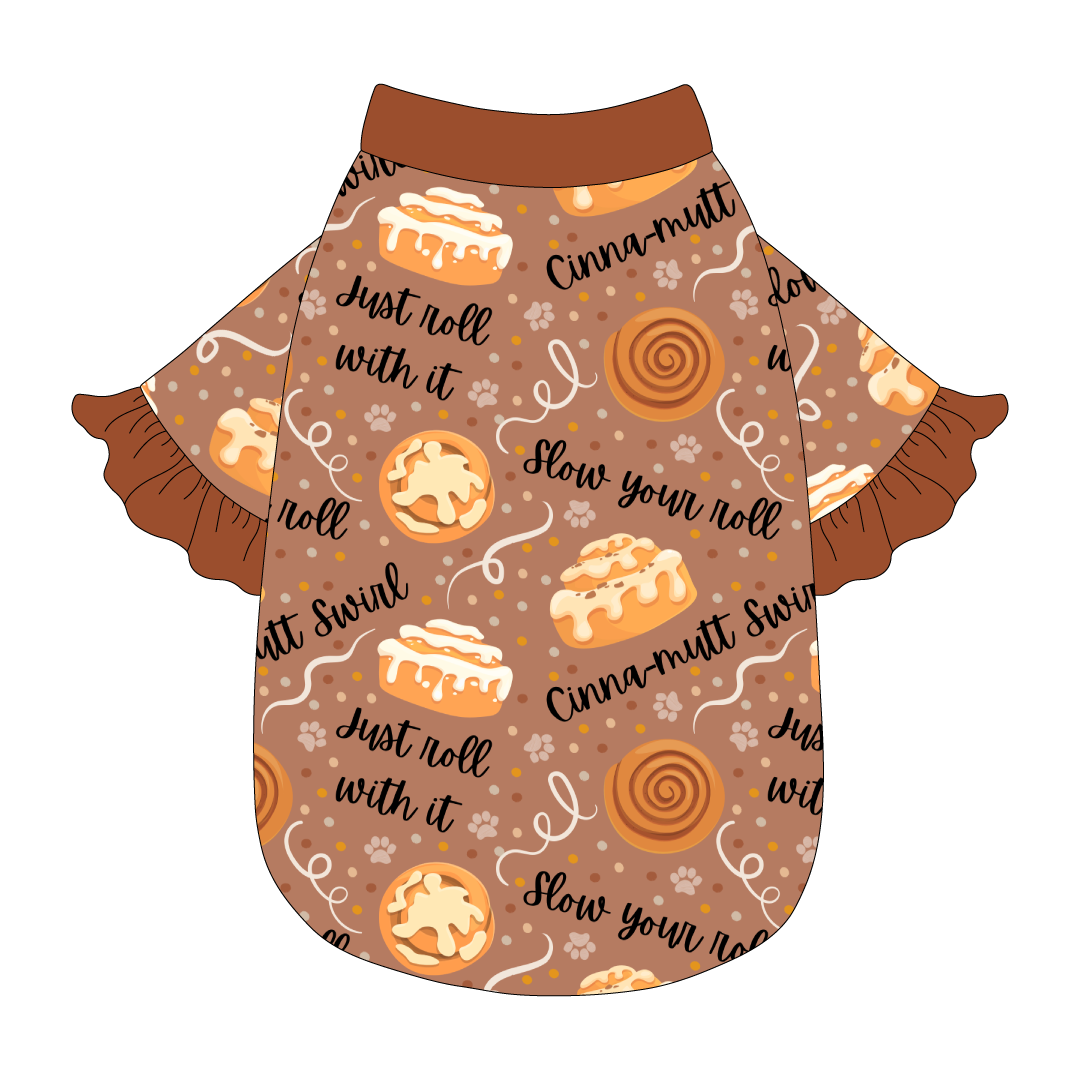 Cinna-Mutt Swirl - The Shimmy Edge Tee