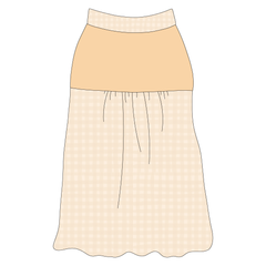 Autumn Vibes Only - Creamy Gingham - The Sophia Tank