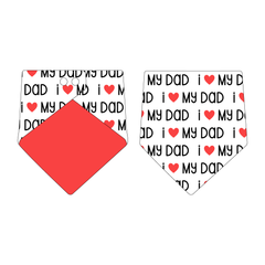 I Love My Pawrents - I Love My Dad / I Love My Mom - The Bandana