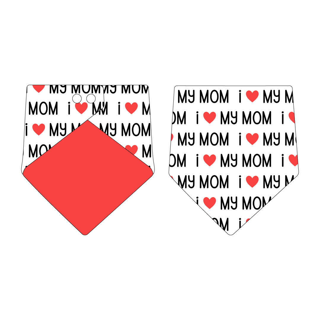 I Love My Pawrents - I Love My Dad / I Love My Mom - The Bandana
