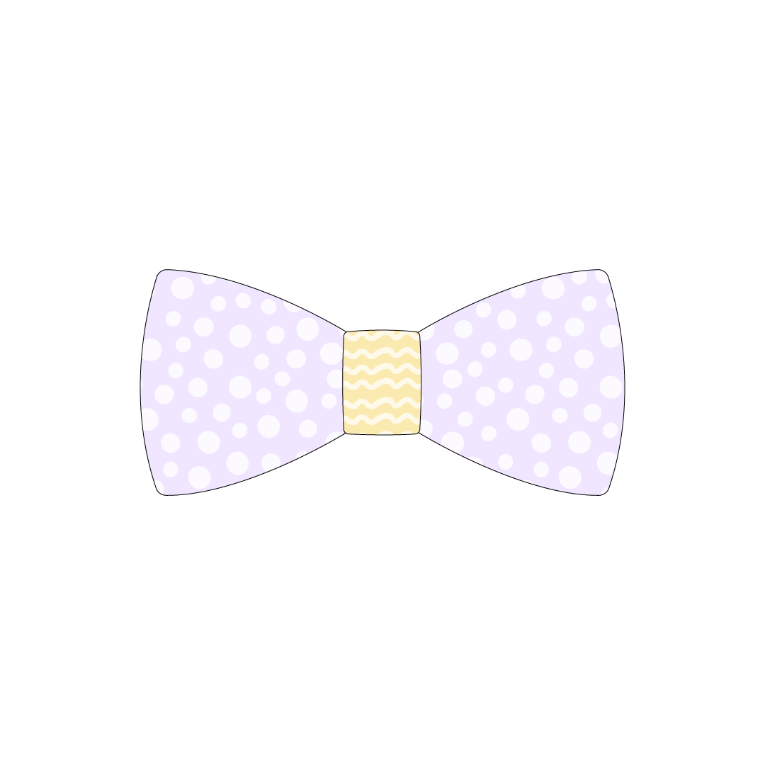 I'm Wildflower About You - Purple Polka Dots - The Bowtie