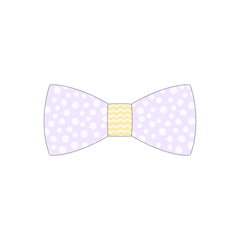 I'm Wildflower About You - Purple Polka Dots - The Bowtie