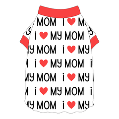 I Love My Pawrents - I Love My Dad / I Love My Mom - Flutter Waist Tee