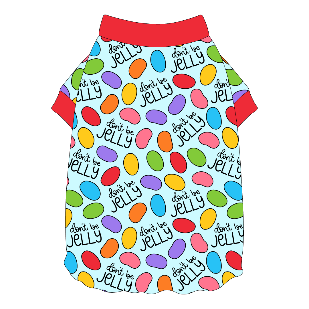 Hippity Hoppity - Don't Be Jelly - Flutter Waist Tee