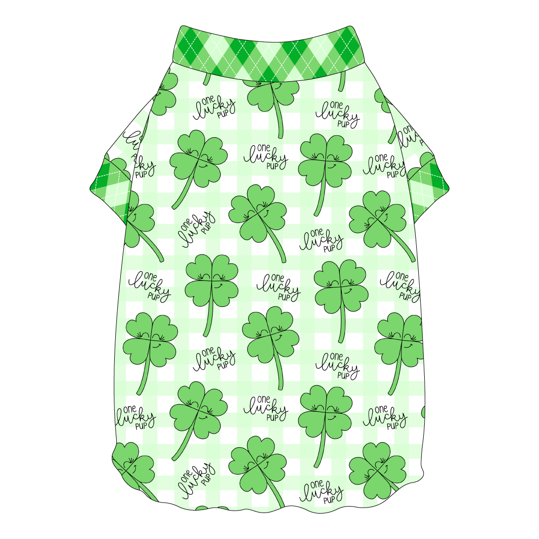 One Lucky Pup - One Lucky Pup - Flutter Waist Tee