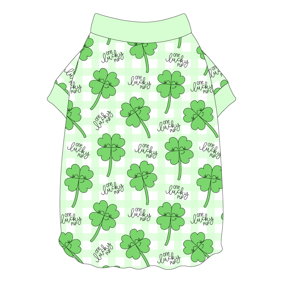 One Lucky Pup - One Lucky Pup - Flutter Waist Tee