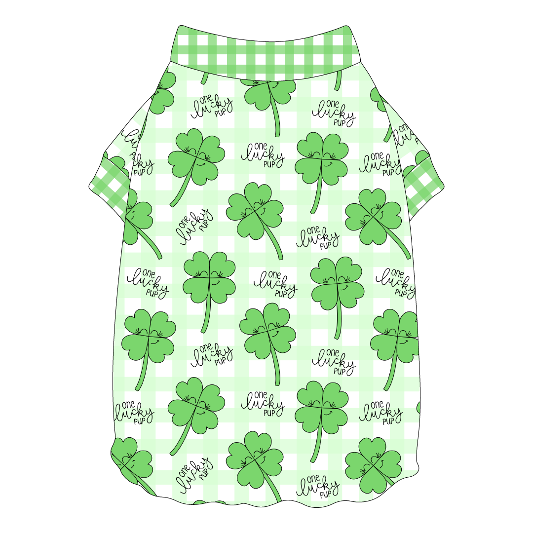 One Lucky Pup - One Lucky Pup - Flutter Waist Tee