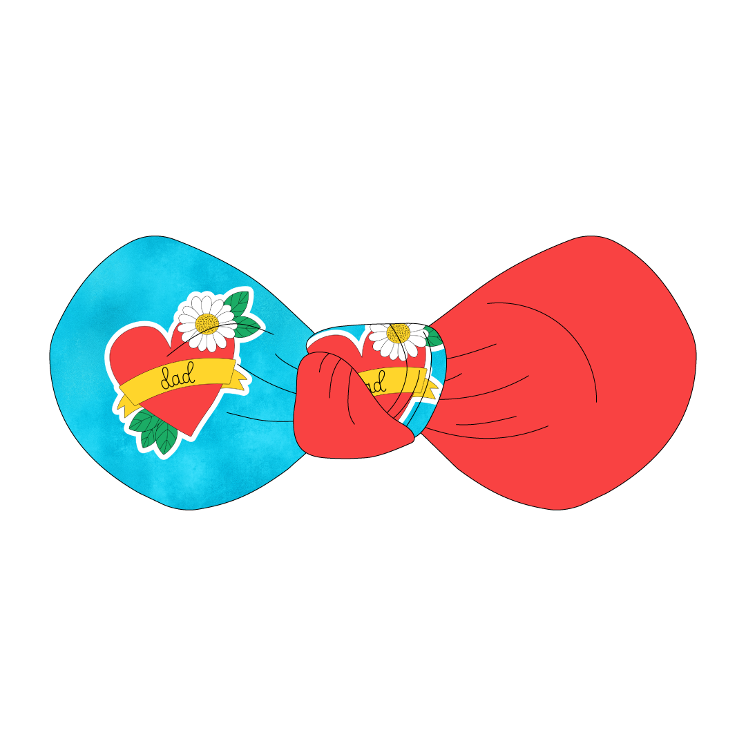 I Love My Pawrents - I Love My Dad Tattoo / I Love My Mom Tattoo - The Knot Bow