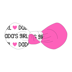 I Love My Pawrents - Dada's Girl / Mama's Girl - The Knot Bow