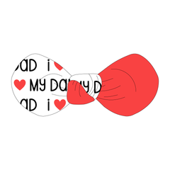 I Love My Pawrents - I Love My Dad / I Love My Mom - The Knot Bow