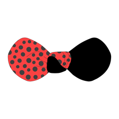 I'm Wildflower About You - Ladybug Spots - The Knot Bow